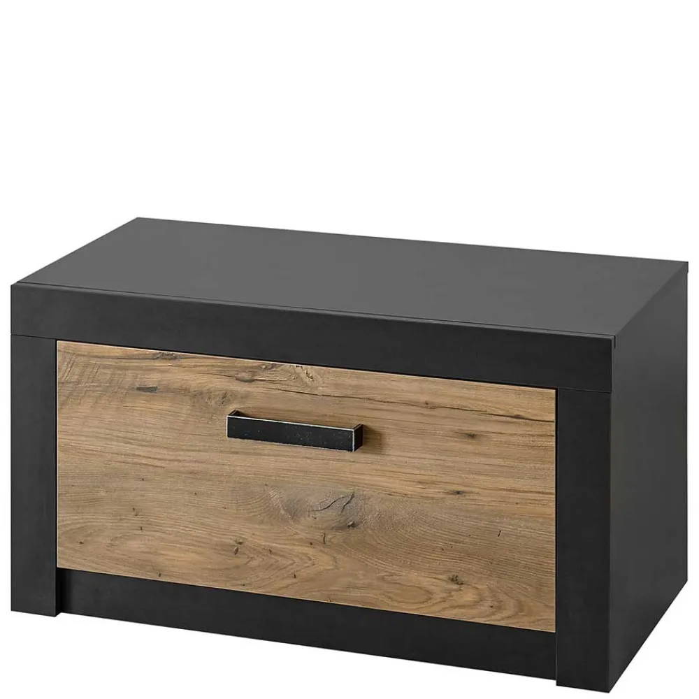 Wohnen 80x44x42 Flur Kommode mit Klappe - Ebrican