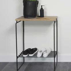 Wohnen Telefontische*57x79x30 Flur Konsolentisch mit Schuhablage - Egetaria