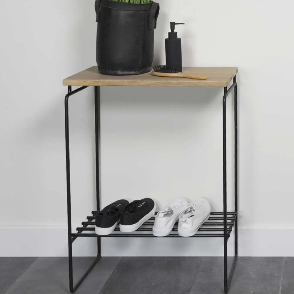 Wohnen Telefontische*57x79x30 Flur Konsolentisch mit Schuhablage - Egetaria