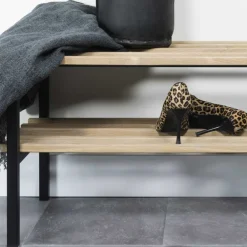 Wohnen Schuhschränke*100x45x34 Flurbank mit Schuhablage - Fuladoma