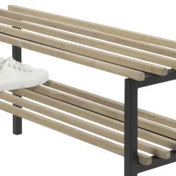 Wohnen Schuhschränke*100x45x34 Flurbank mit Schuhablage - Fuladoma