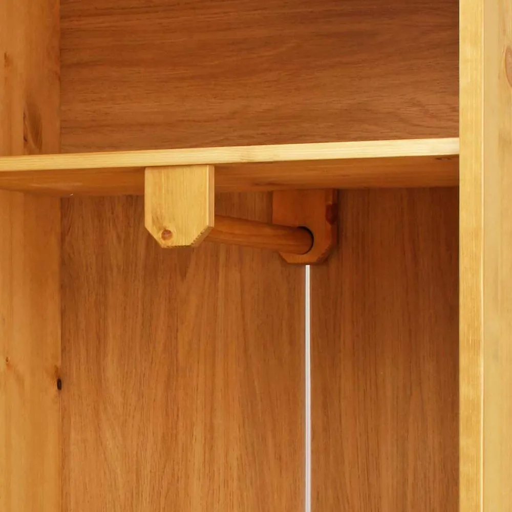 Wohnen 69x188x37 Flurschrank in Kiefer Natur - Vanpos