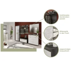 Wohnen Spiegel|Flurspiegel*90x87x2 Flurspiegel in Grau - Nancys