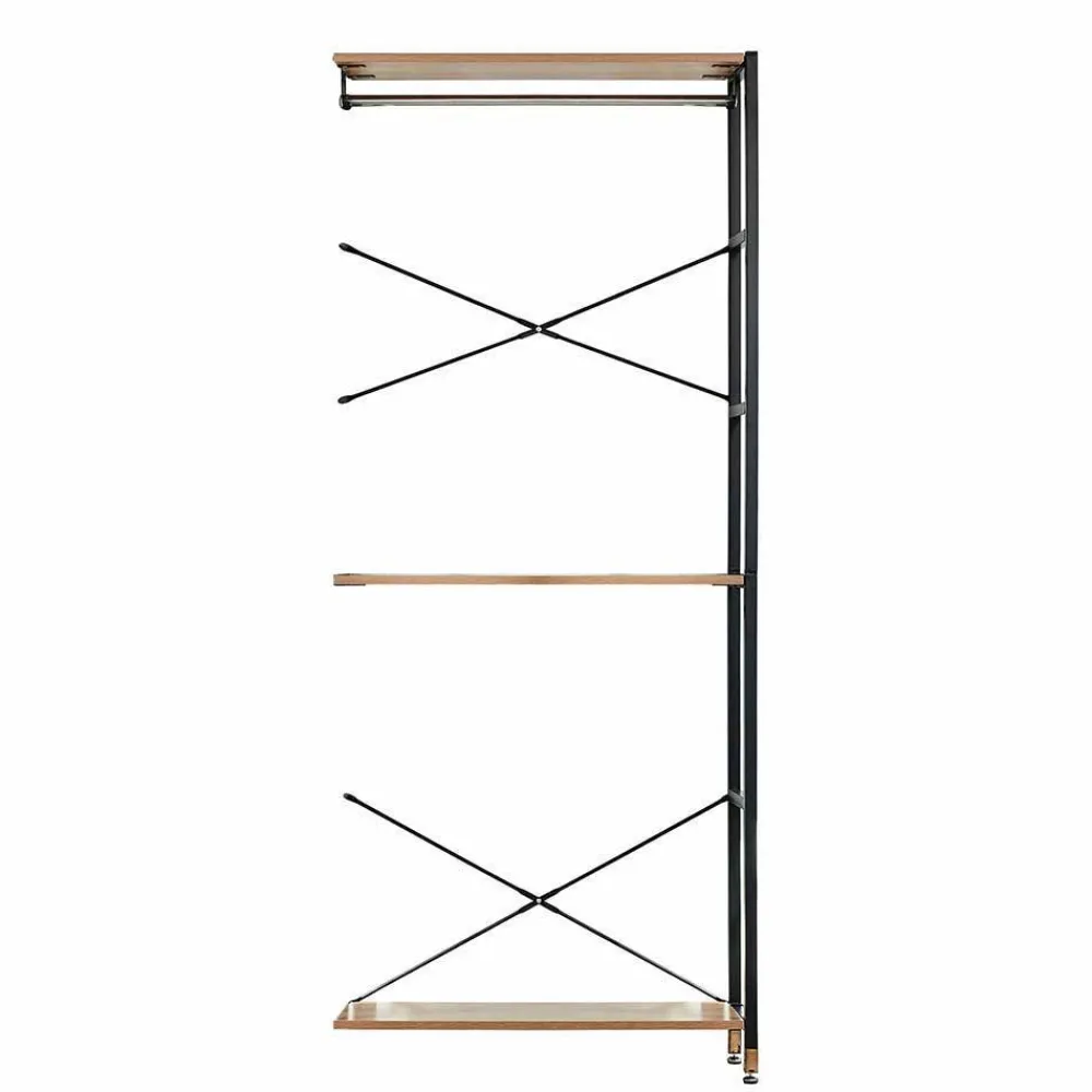 Wohnen Loft Möbel|Industrial Möbel*253x210x30 Garderobe - offener Kleiderschrank - Borgetto