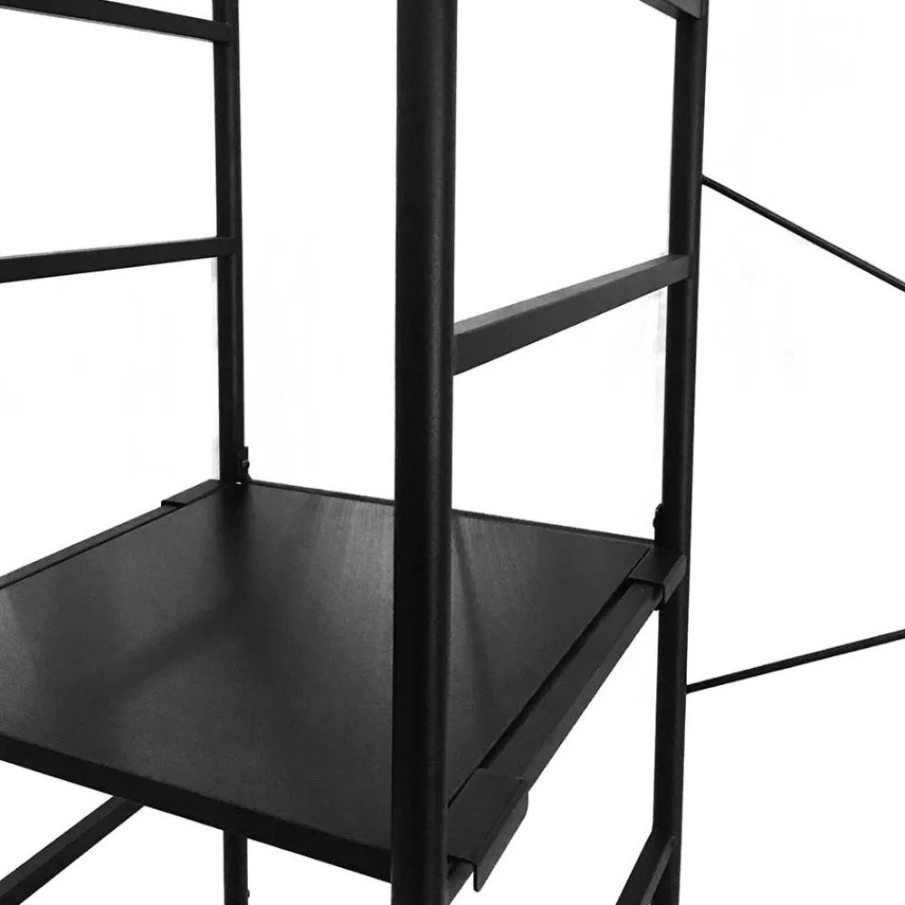 Wohnen 120x182x45 Garderoben Regal mit Stange - Nalisha