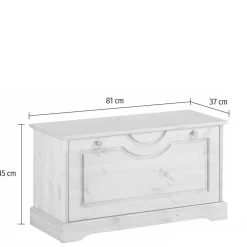 Wohnen Schuhschränke|Küchenbänke*81x45x37 Garderobenbank mit Schuhklappe - Yemisa