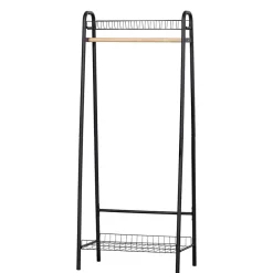 Wohnen Schwarze Möbel|Kleiderständer*70x167x41 Garderobenständer im Skandi Design - Jendras