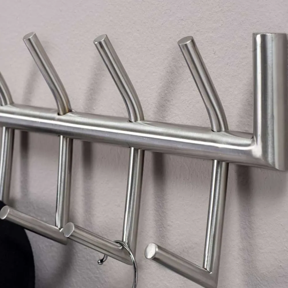 Wohnen 60x19x10 Hakenleiste mit zwölf Haken - Almond