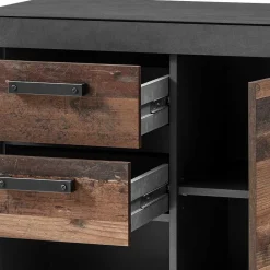 Wohnen 92x104x40 Highboard mit 2 Fächern - Timuras