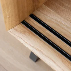 Wohnen 101x101x45 Highboard mit Schiebetüren - Fabiella