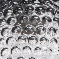 Wohnen 15x34x15 Hängeleuchte mit Glas Schirm in Grau - You