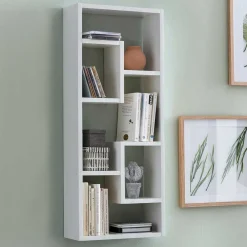 Wohnen 36x90x14 Hängendes Regal mit fünf Fächern - Hank I