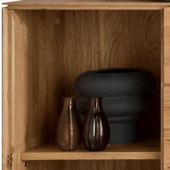 Wohnen 97x84x41 Hängeschrank aus Wildeiche Massivholz - Sinta