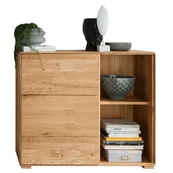 Wohnen 97x84x41 Hängeschrank aus Wildeiche Massivholz - Sinta