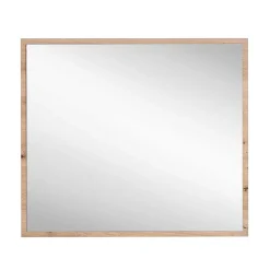 Wohnen Spiegel|Flurspiegel*80x70x2 Hängespiegel mit Rahmen in Holzoptik - Kuetra