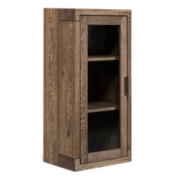 Wohnen 50x105x35 Hängevitrine aus Eiche in Wenge - Sieno