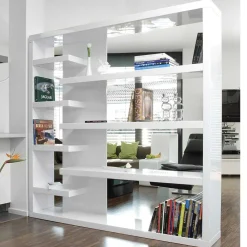 Wohnen Wohnzimmer-Regale|Wohnzimmerschränke*200x200x35 Hochglanz Regal Raumteiler - Sakura