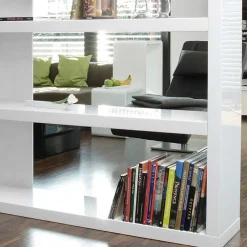 Wohnen Wohnzimmer-Regale|Wohnzimmerschränke*200x200x35 Hochglanz Regal Raumteiler - Sakura