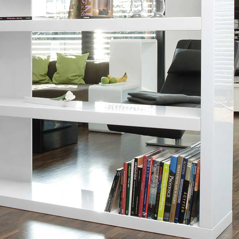 Wohnen Wohnzimmer-Regale|Wohnzimmerschränke*200x200x35 Hochglanz Regal Raumteiler - Sakura