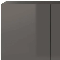 Wohnen 181x94x44 Hochglanz Sideboard in Dunkelgrau - Eracosta
