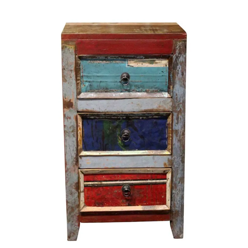 Wohnen Shabby Chic Möbel|Landhausmöbel*45x80x35 Hochkommode im Shabby Chic - Slinida