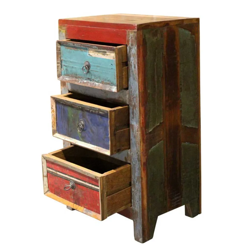 Wohnen Shabby Chic Möbel|Landhausmöbel*45x80x35 Hochkommode im Shabby Chic - Slinida