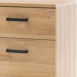 Wohnen Schwarze Möbel|Flurkommoden*50x116x44 Hochkommode mit Bügelgestell - Truvisas