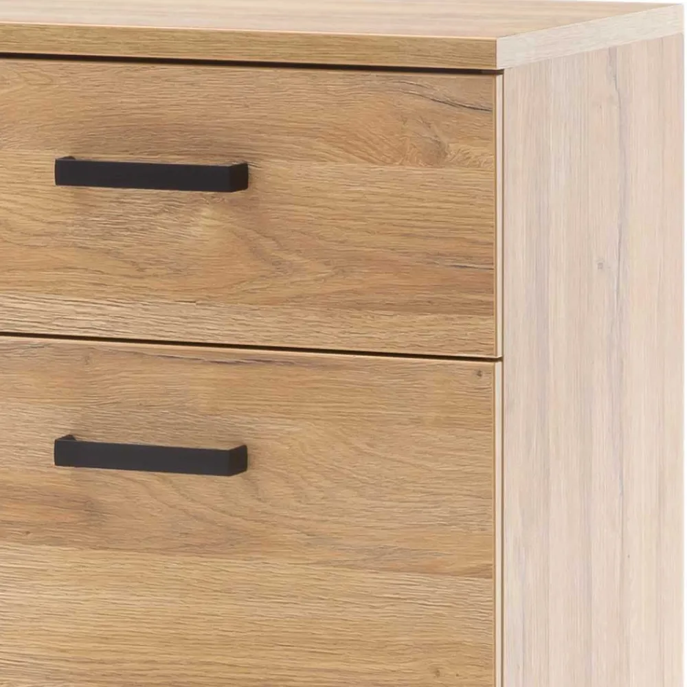 Wohnen Schwarze Möbel|Flurkommoden*50x116x44 Hochkommode mit Bügelgestell - Truvisas