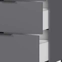 Wohnen Flurkommoden*68x98x40 Hochkommode mit drei Schubladen - Lurys