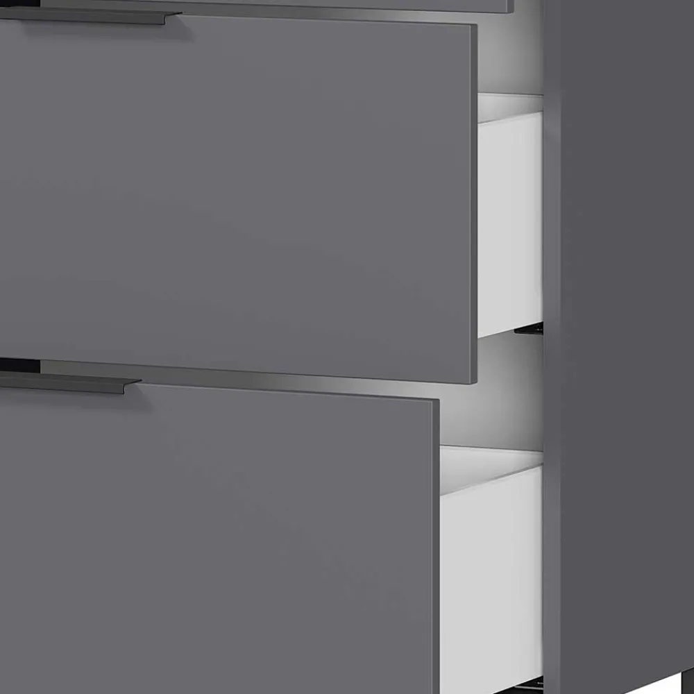 Wohnen Flurkommoden*68x98x40 Hochkommode mit drei Schubladen - Lurys