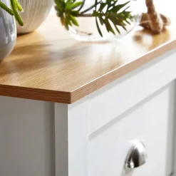 Wohnen Landhausmöbel|Flurkommoden*53x114x39 Hochkommode mit fünf Schubladen - Intora