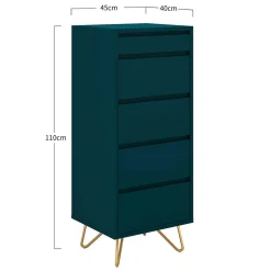 Wohnen Schminktische*45x110x40 Hochkommode mit Klapp-Spiegel - Acess