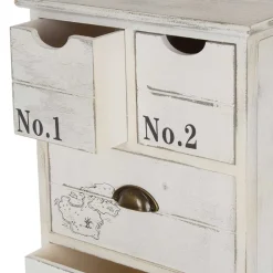 Wohnen Skandinavische Möbel|Landhausmöbel*40x104x30 Hochkommode mit maritimen Motiven - Maggiore