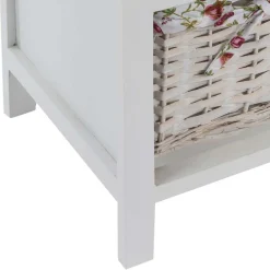 Wohnen 31x89x31 Hochkommode mit vier Körben - Galiferia