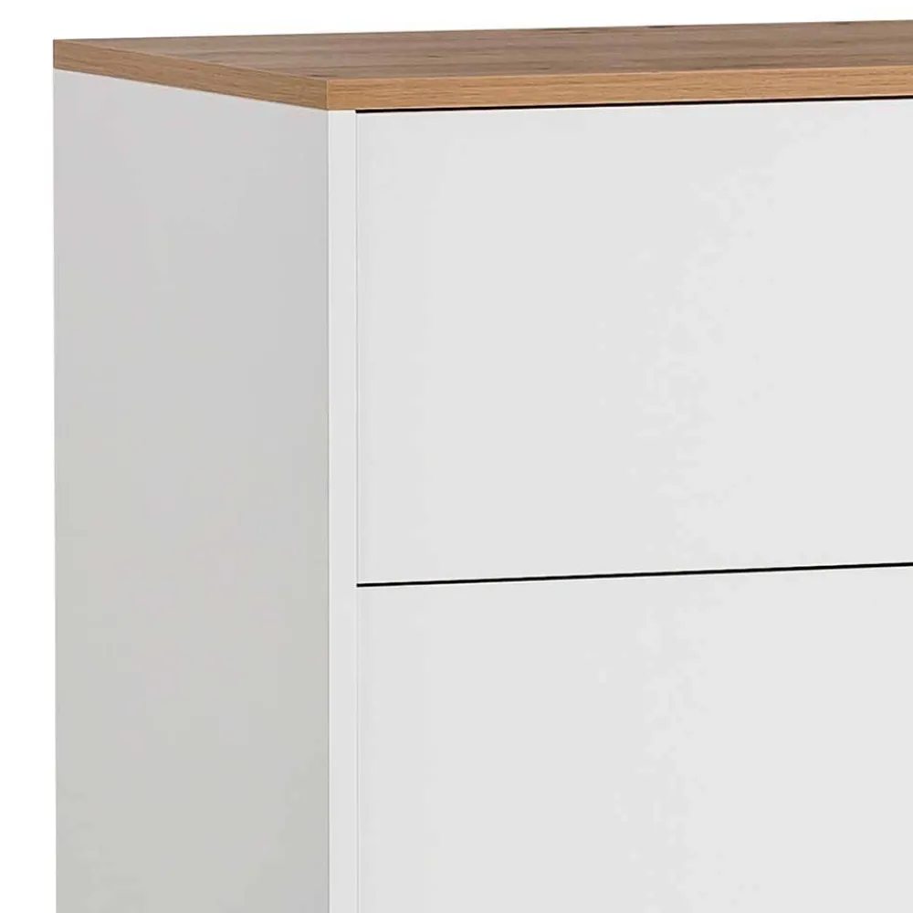 Wohnen 80x117x40 Hochkommode mit vier Schubladen - Ambreros