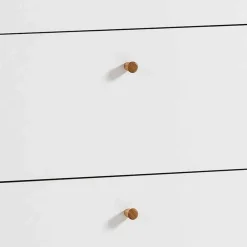 Wohnen 80x117x40 Hochkommode mit vier Schubladen - Ambreros