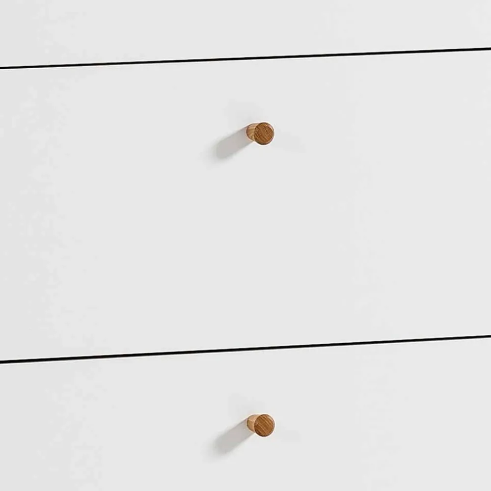 Wohnen 80x117x40 Hochkommode mit vier Schubladen - Ambreros