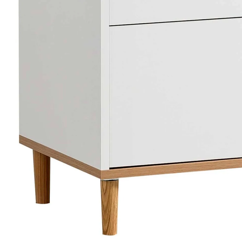 Wohnen 80x117x40 Hochkommode mit vier Schubladen - Ambreros