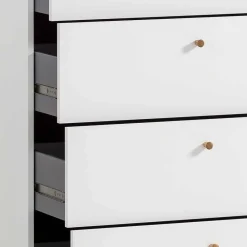 Wohnen 80x117x40 Hochkommode mit vier Schubladen - Ambreros