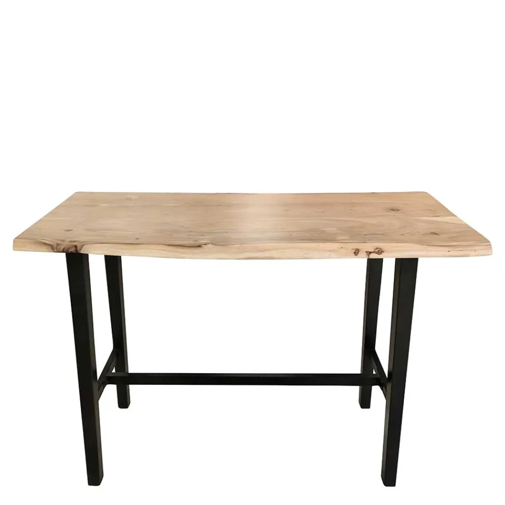 Wohnen 125x112x51 Hochtisch aus Akazie Baumkante - Clause