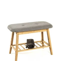 Wohnen Schuhschränke|Sitzbank*60x44x30 Hocker Bank aus Bambus - Iwarni