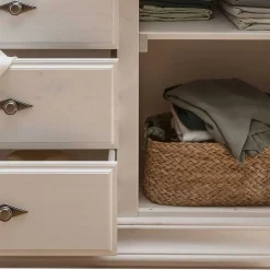 Wohnen Flurkommoden*114x94x47 Hohe Kommode im Landhausstil - Beato