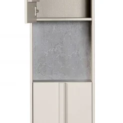 Wohnen Esszimmer-Vitrinen*40x210x42 Hoher Schrank in Hellgrau - Glamoure