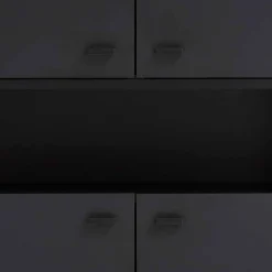 Wohnen Skandinavische Möbel|Schuhschränke*60x186x33 Hoher Schuhschrank mit 4 Türen & Fach - Anderian