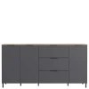 Wohnen Sideboards*192x98x40 Hohes Sideboard in Dunkelgrau - Lurys