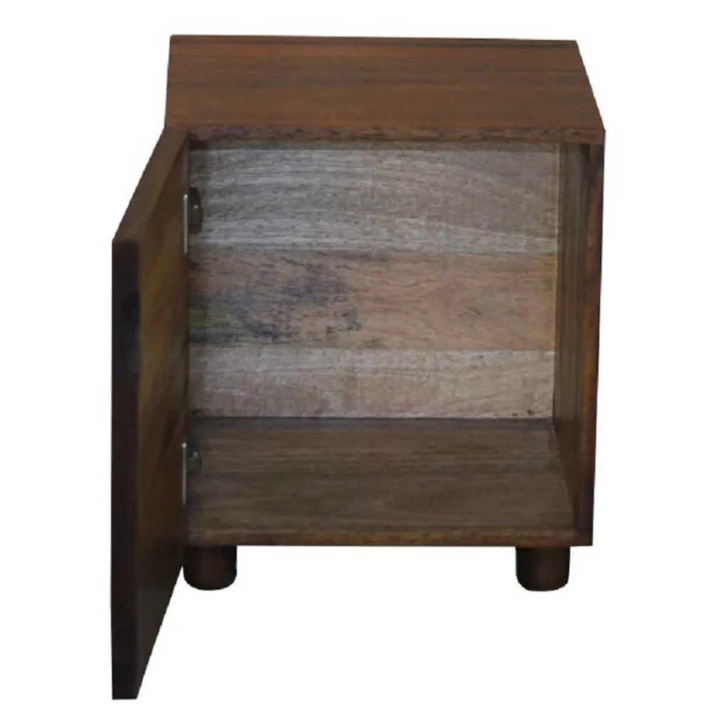 Wohnen 40x35x40 Holz Schränkchen mit Ornament Schnitzerei - Kick