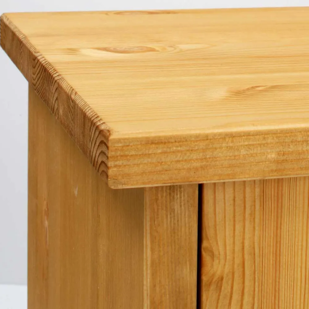 Wohnen 194x89x37 Holz Sideboard aus Kiefer Natur - Vanpos