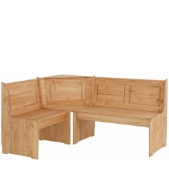 Wohnen 168x87x127 Holz-Eckbank & Esstisch - Ynvinata (zweiteilig)