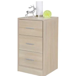 Wohnen 37x68x35 Holzoptik Nachtkommode in Sonoma-Eiche - Angrada