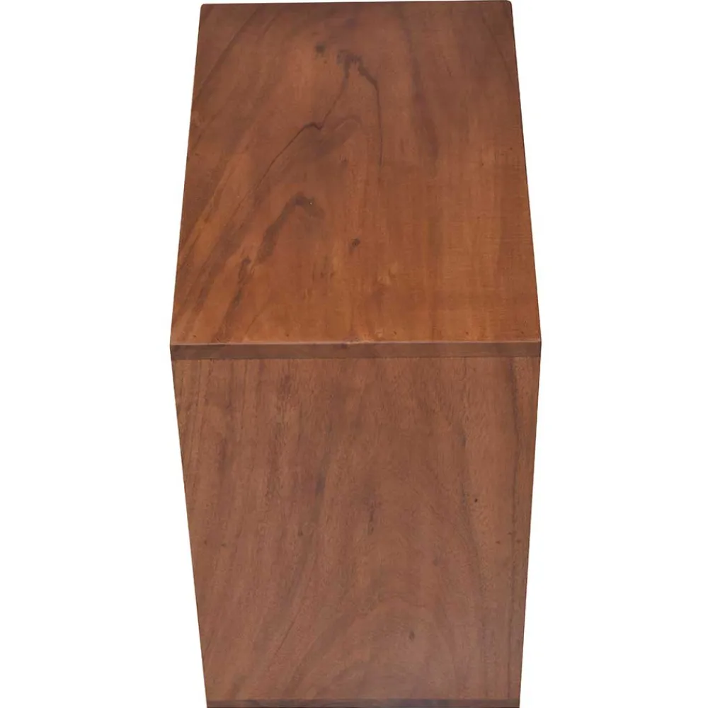 Wohnen 40x40x25 Holzregal für Wein aus Akazie Massivholz - Bernadi